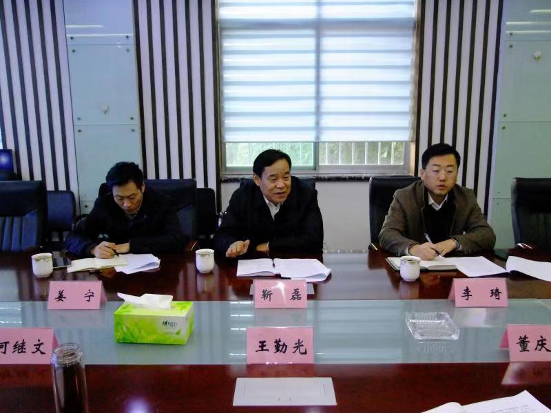 济南市民营经济发展局局长靳磊到星空体育最新官网（China）官方网站集团调研
