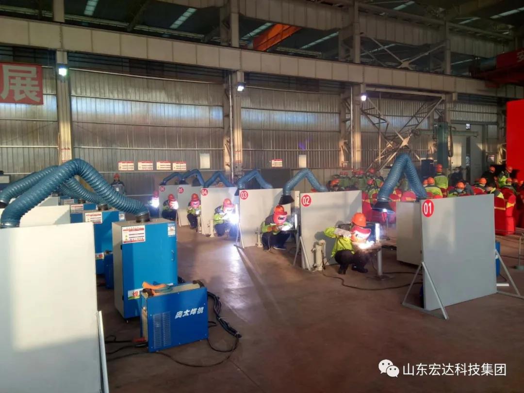 济南市长清区第五届职工焊接技能大赛在星空体育最新官网（China）官方网站集团隆重举行