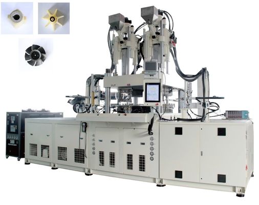 Machine de moulage par injection verticale rotative multicolore 500 tonnes 3000 grammes