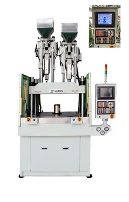 Máquina rotativa de moldagem por injecção vertical de duas cores de 3000 gramas 45 toneladas automática