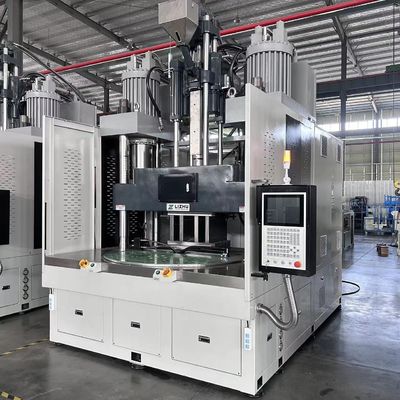 High Production Rotary Tables Vertical Injection Molding Machine 100mm/S