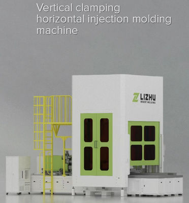 Máquina de moldagem por injecção vertical horizontal de fixação 10 - 200KW